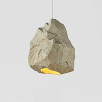 Suspension Design créatif style pierre kaki modèle chambre japonaise Wabi Sabi maison chambre pendante de chevet