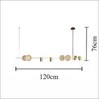 suspension à led nordic line design moderne pour décoration intérieure
