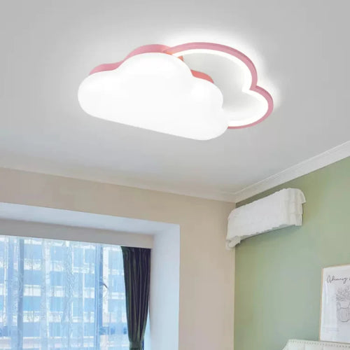 Deckenleuchte Wolke Regenbogen für Kinderzimmer romantisch und sanft - vue 5 sur 8