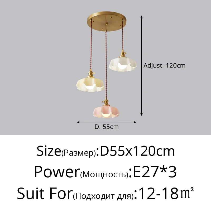 lustre plissé simple pour décoration intérieure éclairage doux - vue 14 sur 17