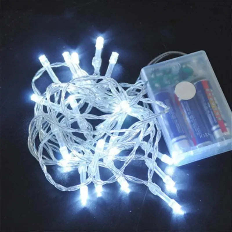 guirlande lumineuse LED à piles pour décorations de fête - vue 6 sur 9