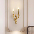 Vintage-Wandleuchte aus Kupfer mit elegantem LED-Licht