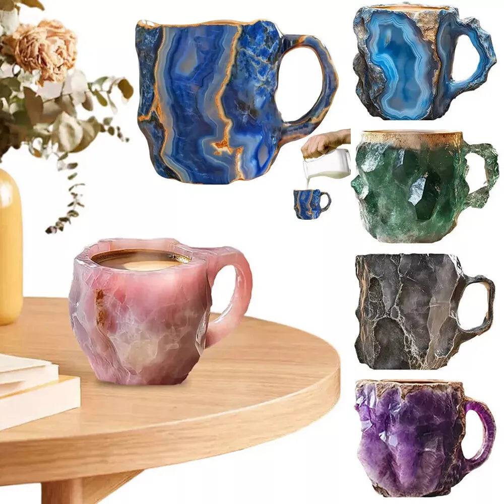 Mug en céramique style cristal design élégant