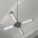 Vintage LED-Kronleuchter im Retro-Design mit Sputnik-Optik, dekorative Beleuchtung