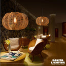 suspension rétro en corde de chanvre design américain pour restaurants