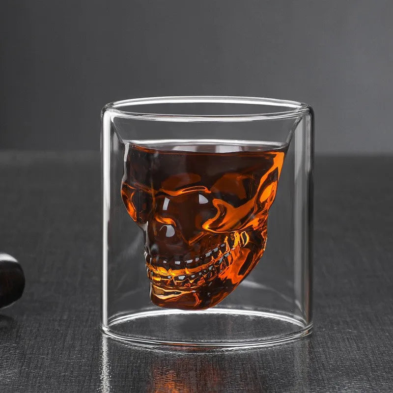 Verre cocktail forme crâne épais résistant bar - vue 4 sur 10