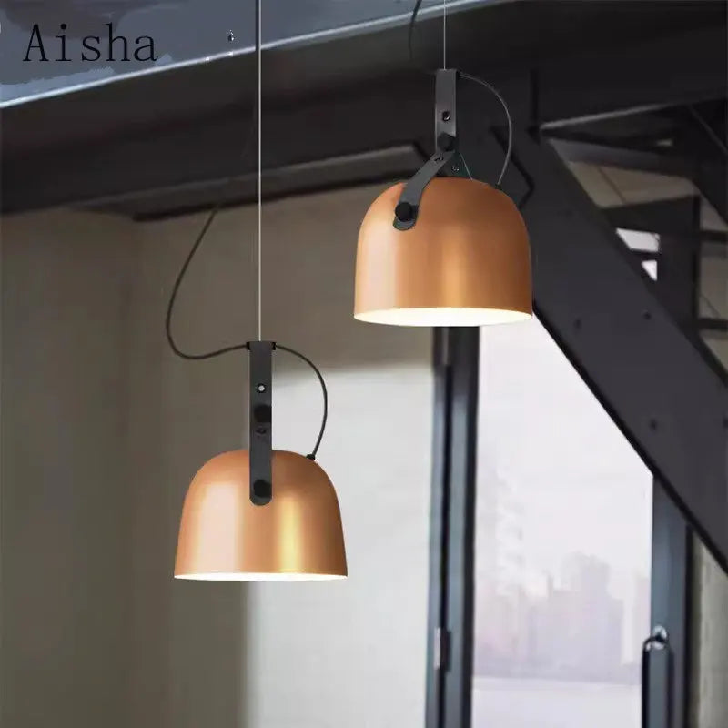 Nordischer minimalistischer Kronleuchter für Bar und Restaurant - vue 3 sur 9