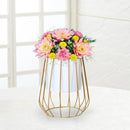 cadre de fleurs moderne en métal pour décoration intérieure