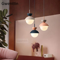 suspension en verre moderne pour décoration intérieure élégante