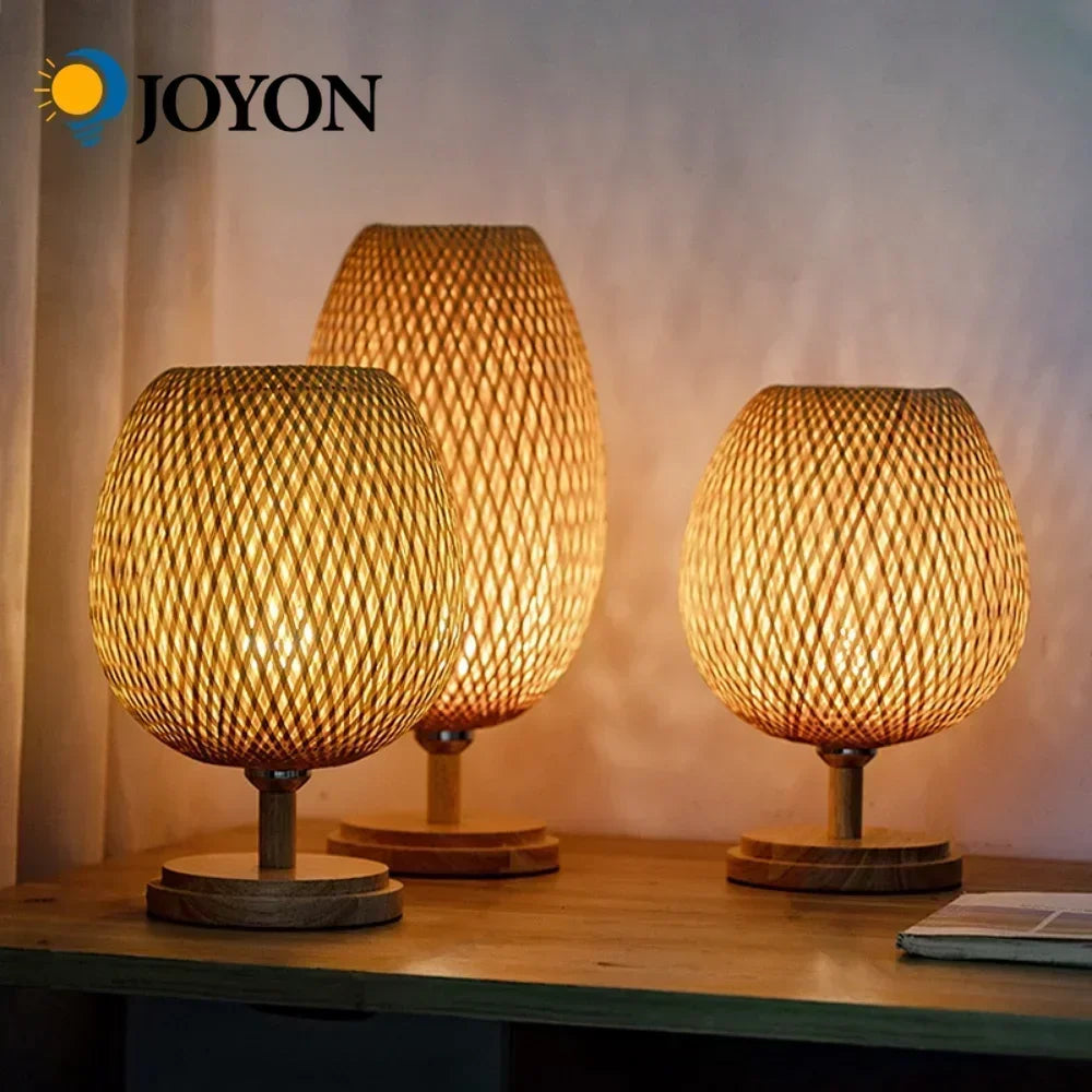 Eye-Caring Bedroom Bedside Night Light Retro Desk Lamp Reading Light Home Decor, Unique Handicraft House Warmging Gift - vue 3 sur 8