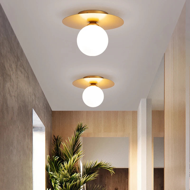Plafonnier led or noir allée maison balcon 
(72 caractères) - vue 6 sur 10