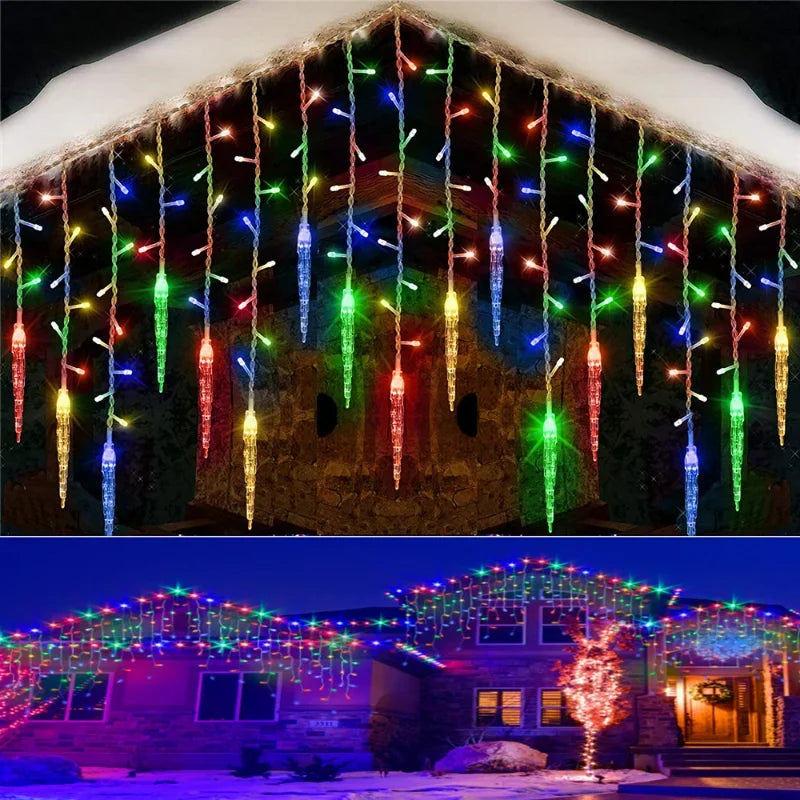 LED-Lichterkette für Weihnachtsdekorationen 2024 - vue 4 sur 12