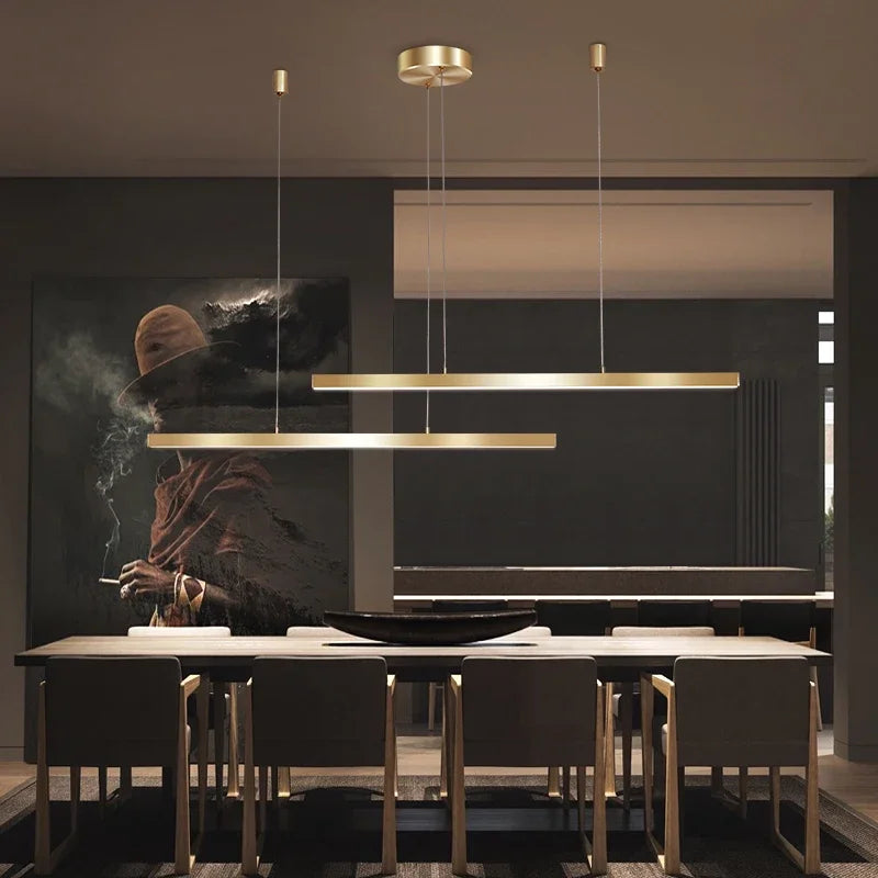 suspension en cuivre avec bande dorée pour décoration intérieure - vue 5 sur 14