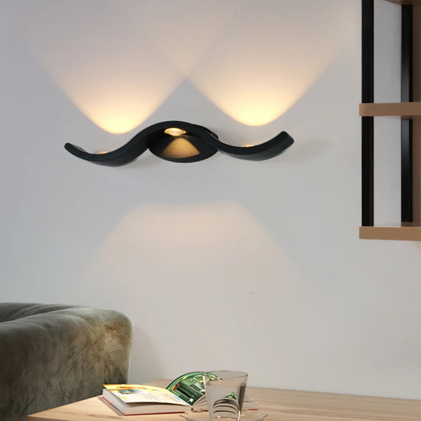 applique murale haut-bas led en aluminium - vue 5 sur 6