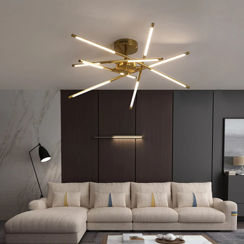 plafonnier led moderne réglable pour éclairage intérieur design - vue 2 sur 24