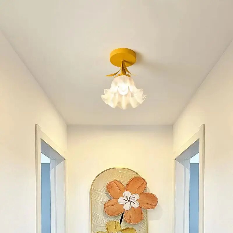 Lampe plafonnier Orchidée 4 Couleurs Moderne - vue 3 sur 10