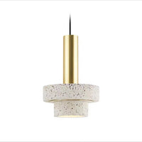 Suspension Lustre nordique Simple moderne luxe marbre Restaurant couloir allée café balcon bar chevet lampe décorative