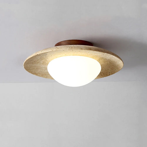 Deckenleuchte Japan Wabi Sabi Naturstein Stil - vue 2 sur 6