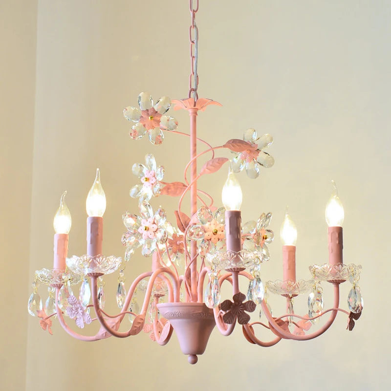 lustre en cristal suspendu pour éclairage intérieur élégant - vue 3 sur 7