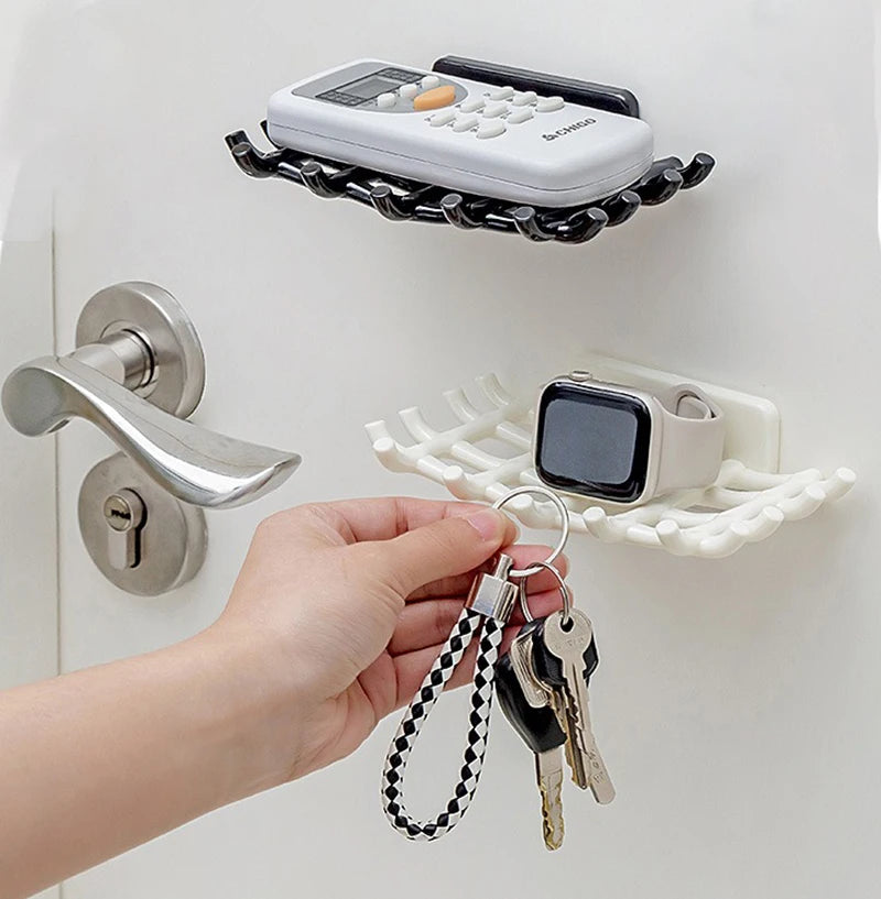 porte-savon mural auto-adhésif sans perforation pour salle de bain - vue 6 sur 8