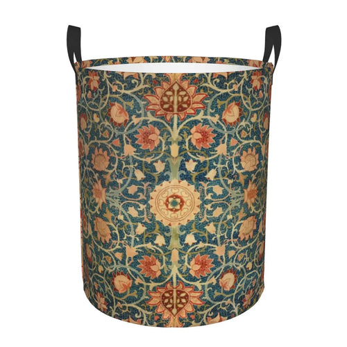 panier à linge pliable floral pour rangement jouets bébé
