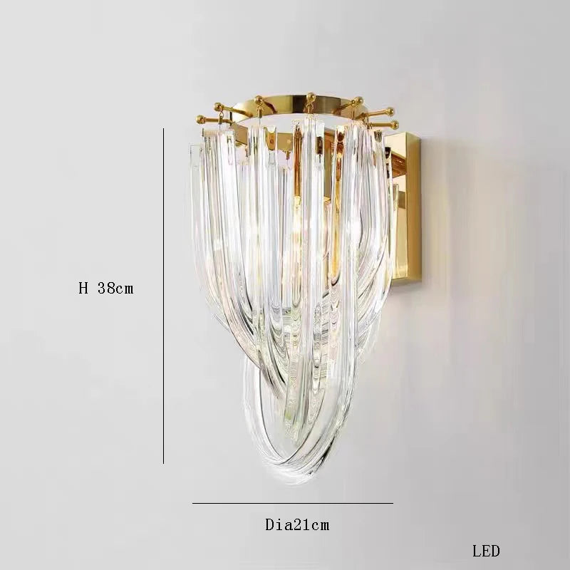Moderner LED-Kronleuchter aus Glas für Restaurant oder Hotel