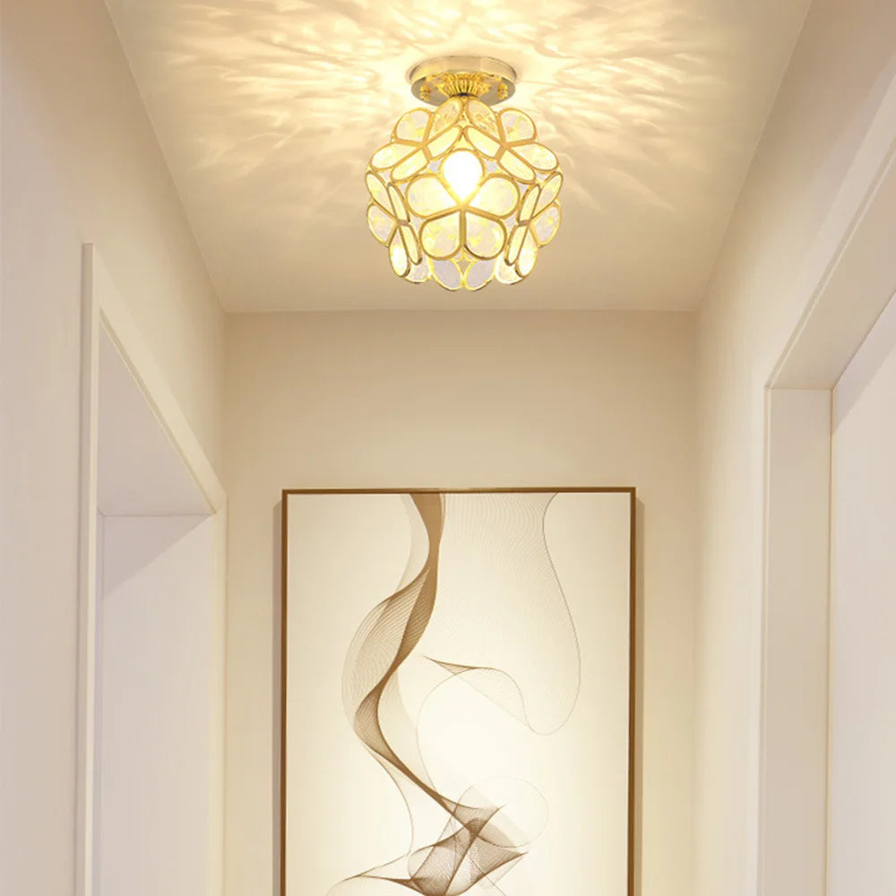 Moderne LED-Deckenleuchte aus Acryl für helle Innenräume - vue 6 sur 6