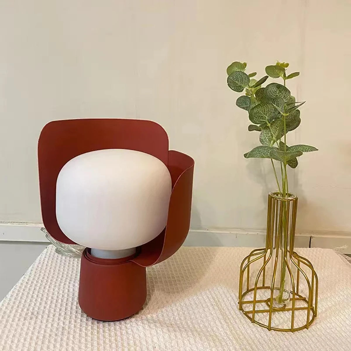 Lampe à poser LED en métal coloré krollet - vue 13 sur 14