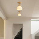 LED-Deckenleuchte Holz Glas für Flur, Korridor, Garderobe, Balkon, nordisches Design
