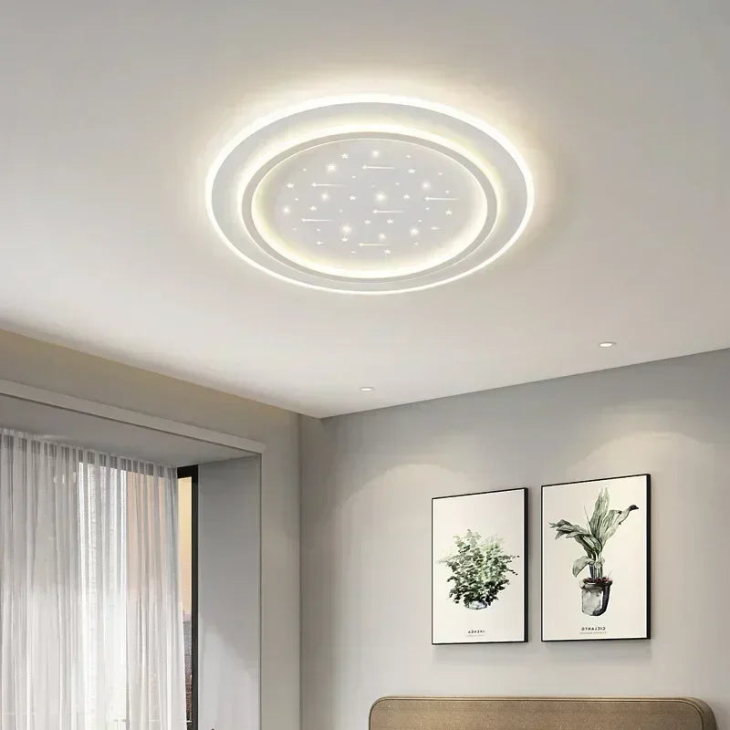plafonnier moderne à leds pour décoration intérieure élégante - vue 4 sur 11