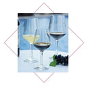 Verres à vin sans pied incassables elegants reutilisables