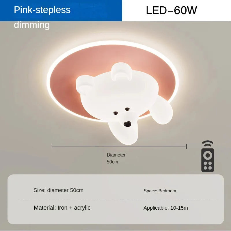 LED-Deckenleuchte Bär für Kinderzimmer - vue 11 sur 12