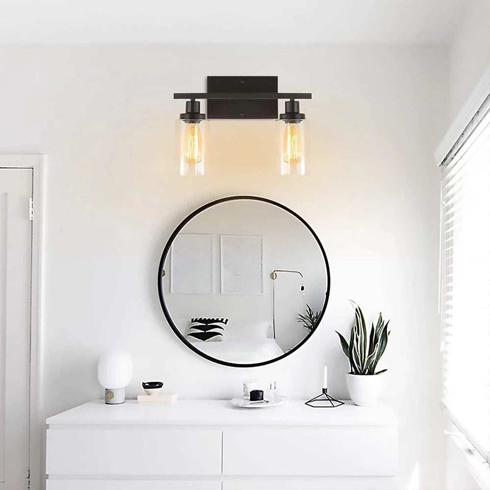 applique murale led en verre style nordique moderne - vue 4 sur 12