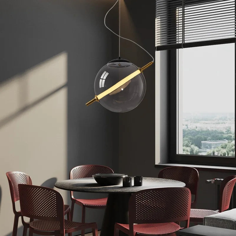 Kreative Tischlampe aus Glas im nordischen Stil für Kinder - vue 9 sur 9