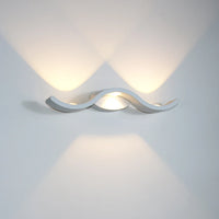 applique murale haut-bas led en aluminium
