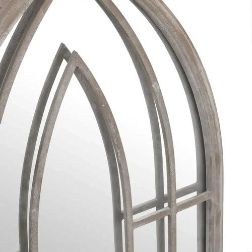Sand mirror 100x45 cm iron for indoor use, home decoration wall decal living room decoration - vue 6 sur 7