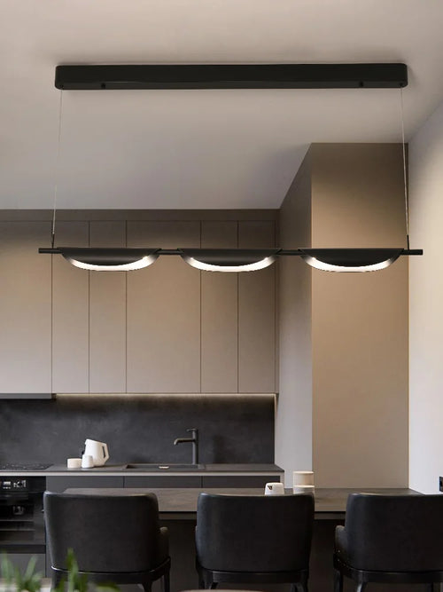 lustre moderne led éclairage suspendu pour espace contemporain - vue 7 sur 12