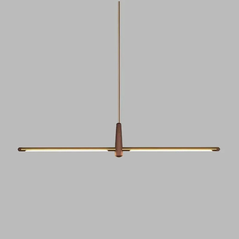Moderner minimalistisch Holz LED-Kronleuchter für Wohnzimmer, Bar, Café, Restaurant, Wohndekoration