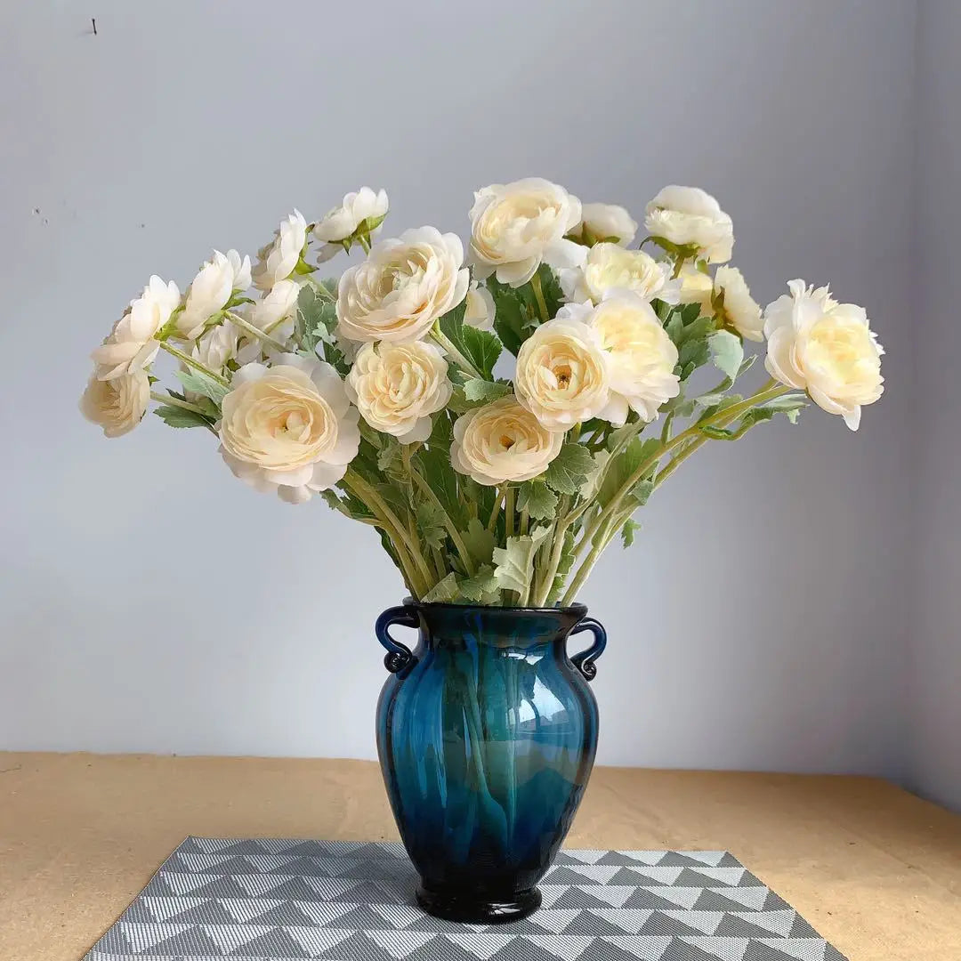 bouquet de fleurs artificielles en soie pour décoration et accessoires photo - vue 3 sur 12