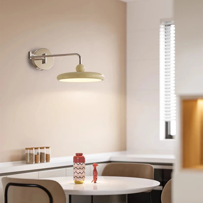 applique murale pliable nordique à led rétractable moderne - vue 3 sur 9