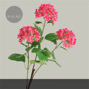 bouquet d'hortensias artificiels en soie pour décoration de mariage