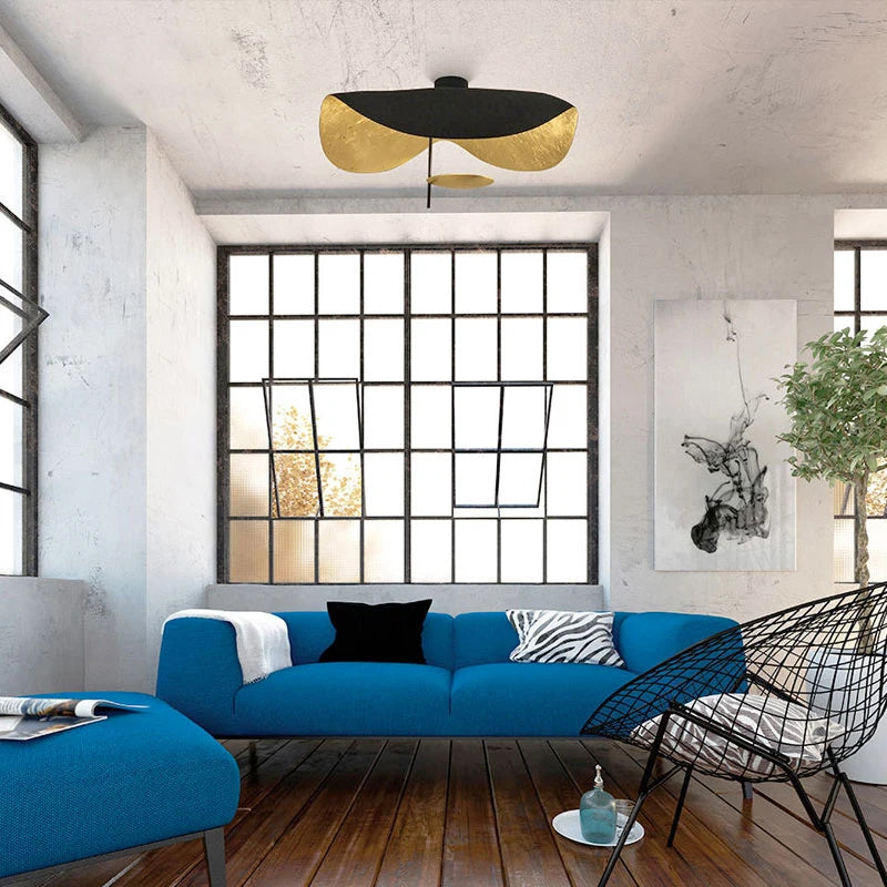 lumières led modernes design rétro industriel soucoupe volante - vue 5 sur 9