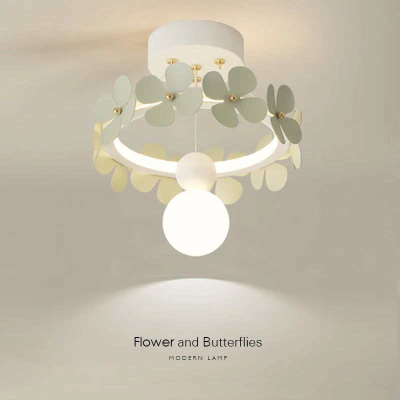 suspension minimalistes fleur créative ins moderne