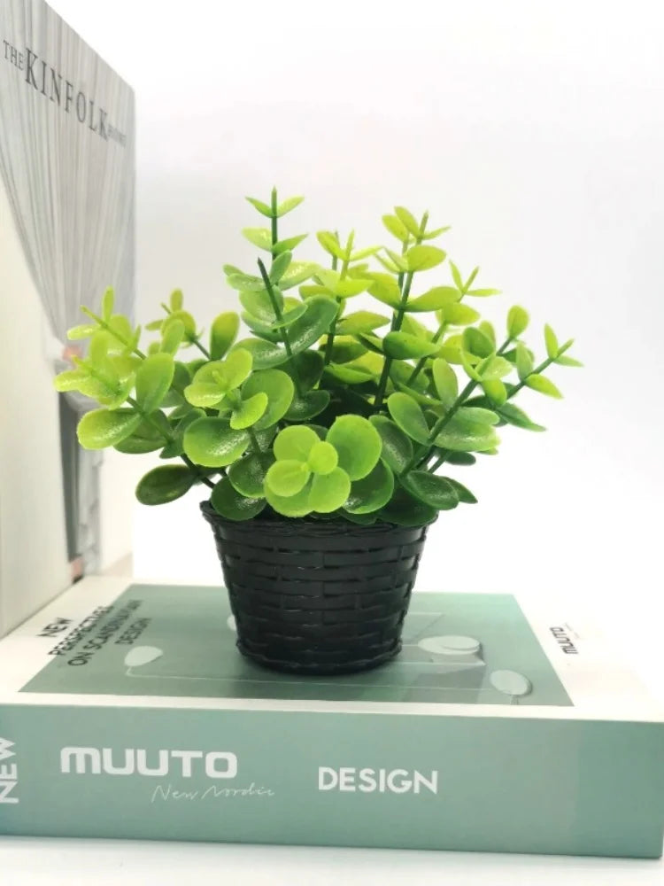 mini plante artificielle en pot pour décoration et événements festifs - vue 10 sur 11