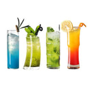 Verres collins en cristal sans plomb style strie