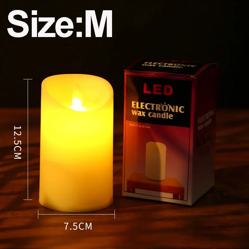 bougie à led décorative pour mariage et anniversaire - vue 17 sur 17