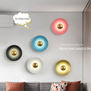 applique murale led ronde moderne pour décoration de luxe
