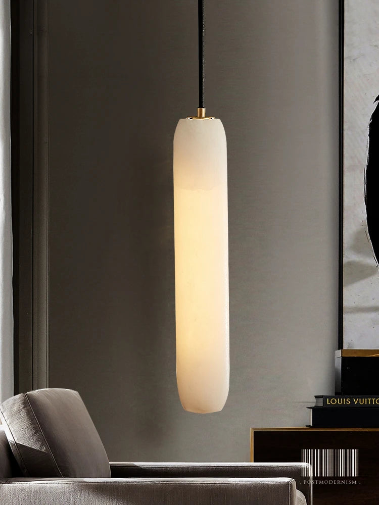 lustre en marbre et cuivre moderne style minimaliste pour décoration intérieure