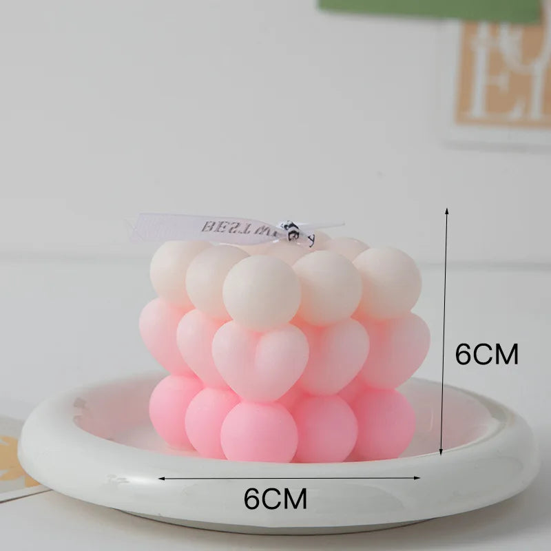 bougie parfumée big cube pour décoration moderne et aromathérapie - vue 16 sur 39