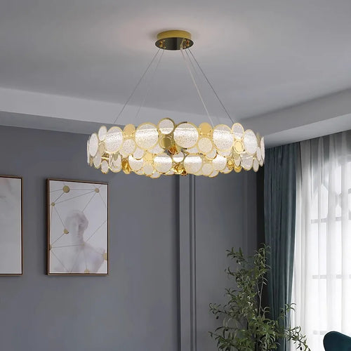 Moderner LED-Kronleuchter Luxus für Innenbeleuchtung - vue 3 sur 16